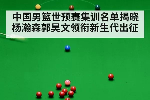 中国男篮世预赛集训名单揭晓 杨瀚森郭昊文领衔新生代出征